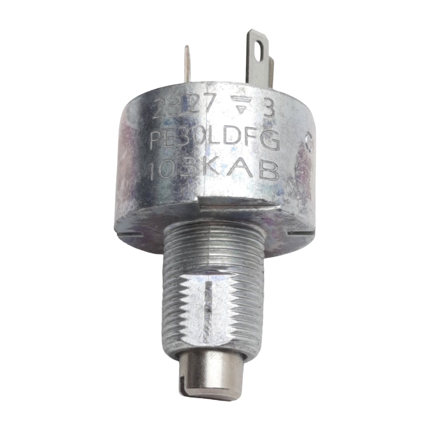 Used Vishay PE30LDFG103KAB Single Gang Potentiometer, 1-Turn, 103KΩ ±10%, 16mm Shaft