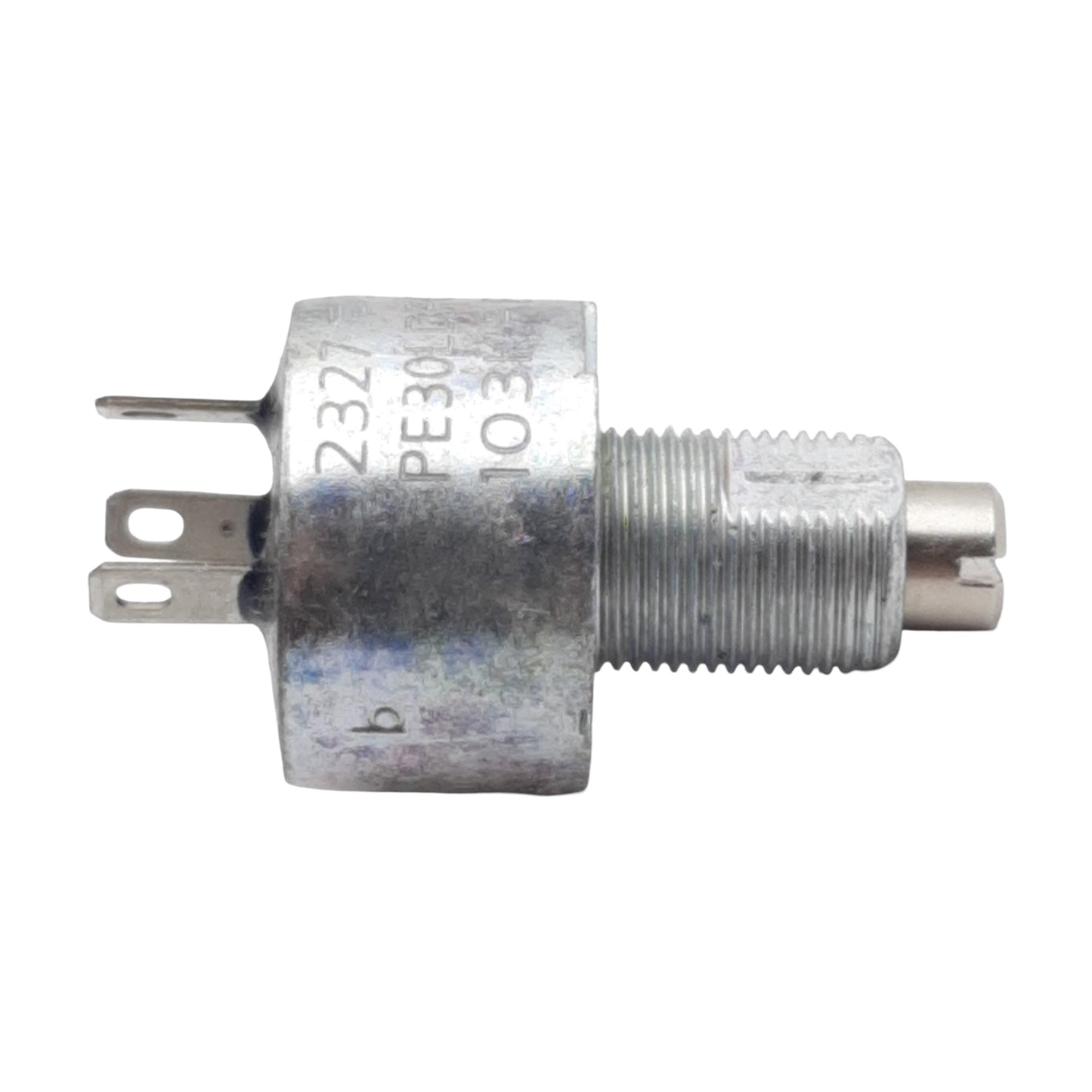 Used Vishay PE30LDFG103KAB Single Gang Potentiometer, 1-Turn, 103KΩ ±10%, 16mm Shaft