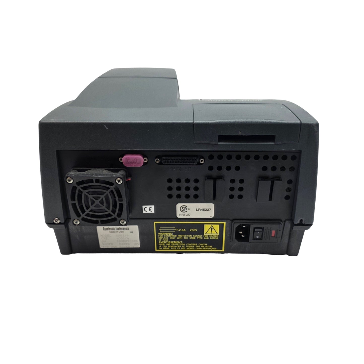Used Spectronic Instruments 4001/4 Genesys 20 Visible Spectrometer 325 To 1100nm 120V