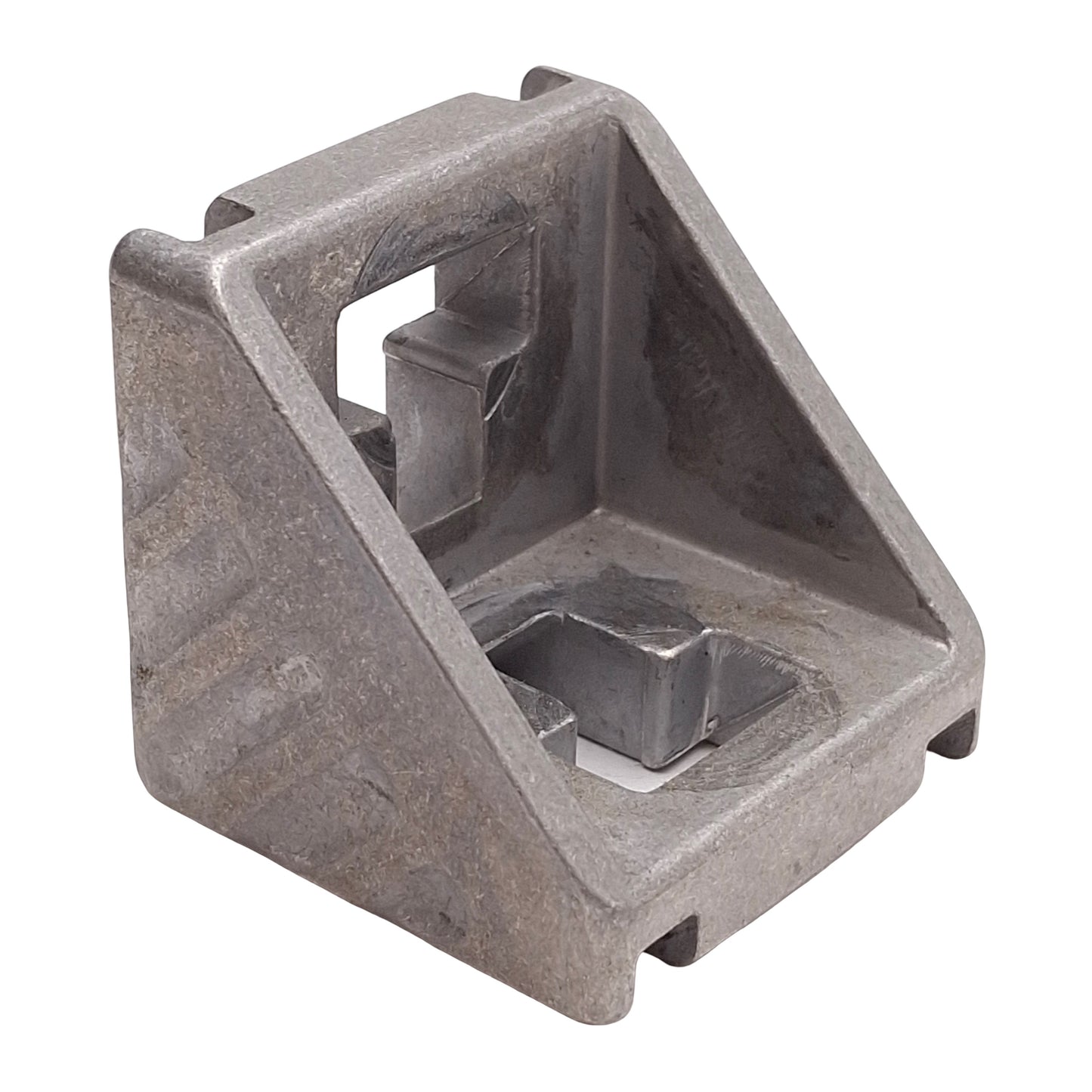 Used Lot of 10 Bosch Rexroth 3842523558 Aluminum Corner Bracket, Slot-10, 45x45mm