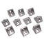 Used Lot of 10 Bosch Rexroth 3842523558 Aluminum Corner Bracket, Slot-10, 45x45mm