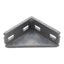 Used Lot of 10 Bosch Rexroth 3842523517 Gusset 20x40 Bracket, 38mm x 38mm x 18mm