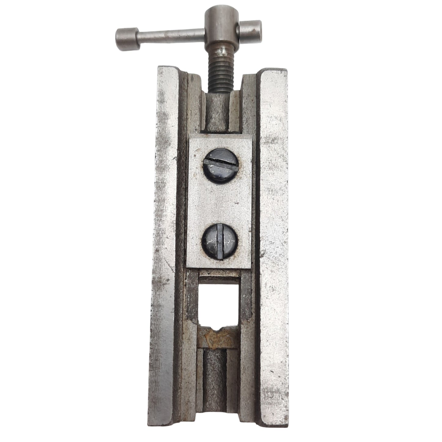 Used Palmgren 9612152 Grooved Drill Press Vise 1-1/2in Jaw Opening, 1-1/2in Jaw Width