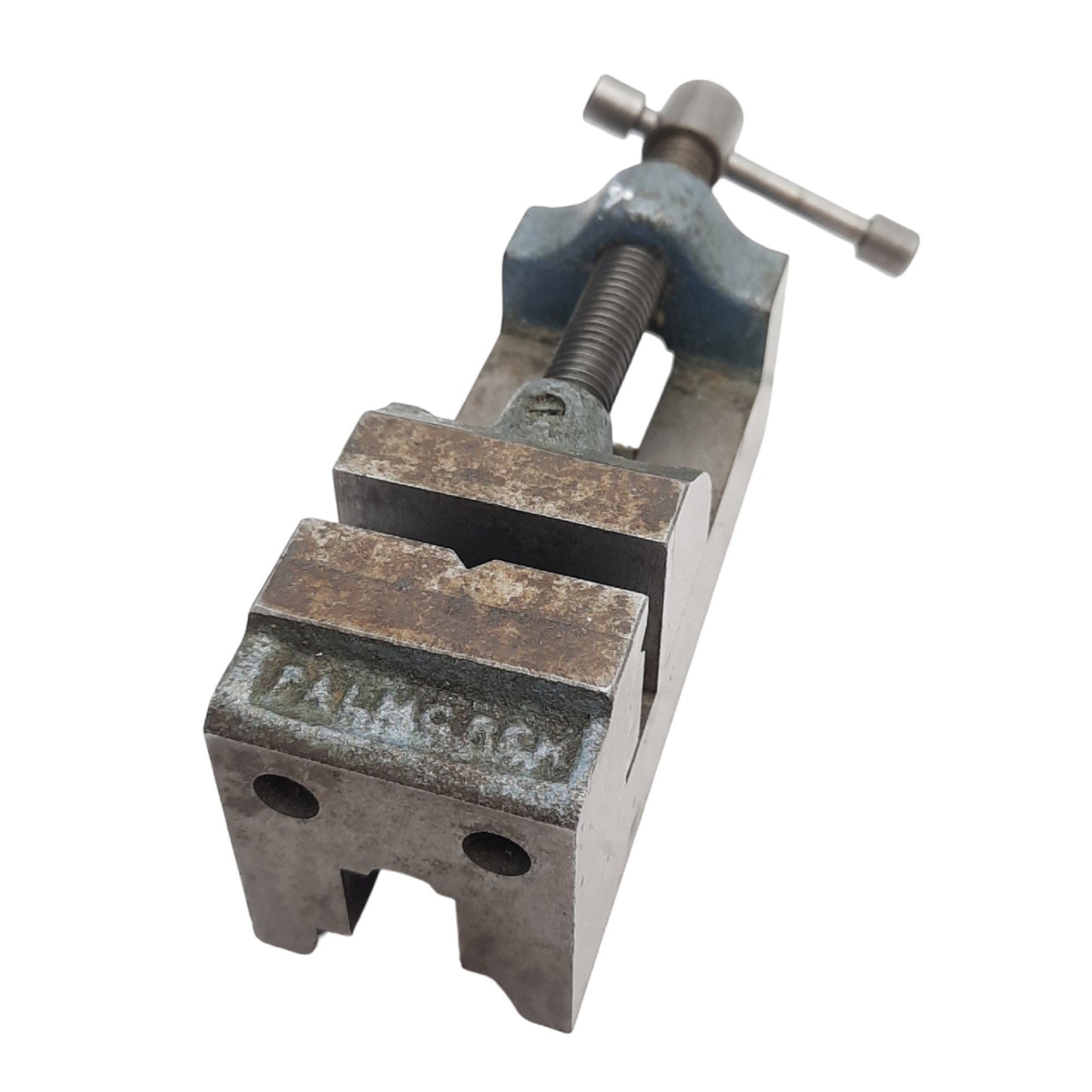 Used Palmgren 9612152 Grooved Drill Press Vise 1-1/2in Jaw Opening, 1-1/2in Jaw Width