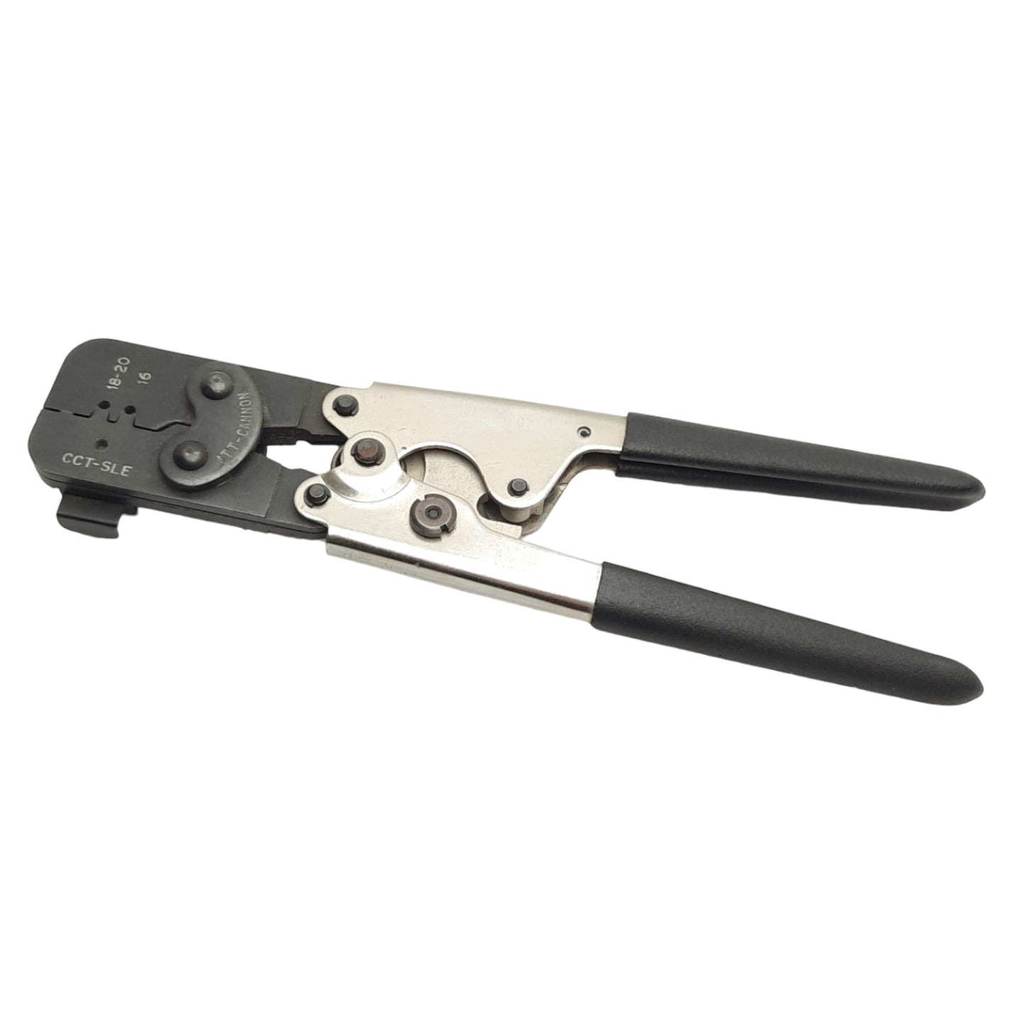 Used ITT Cannon CCT-SLE Pin And Socket Hand Crimp Tool, For 16-18-20AWG