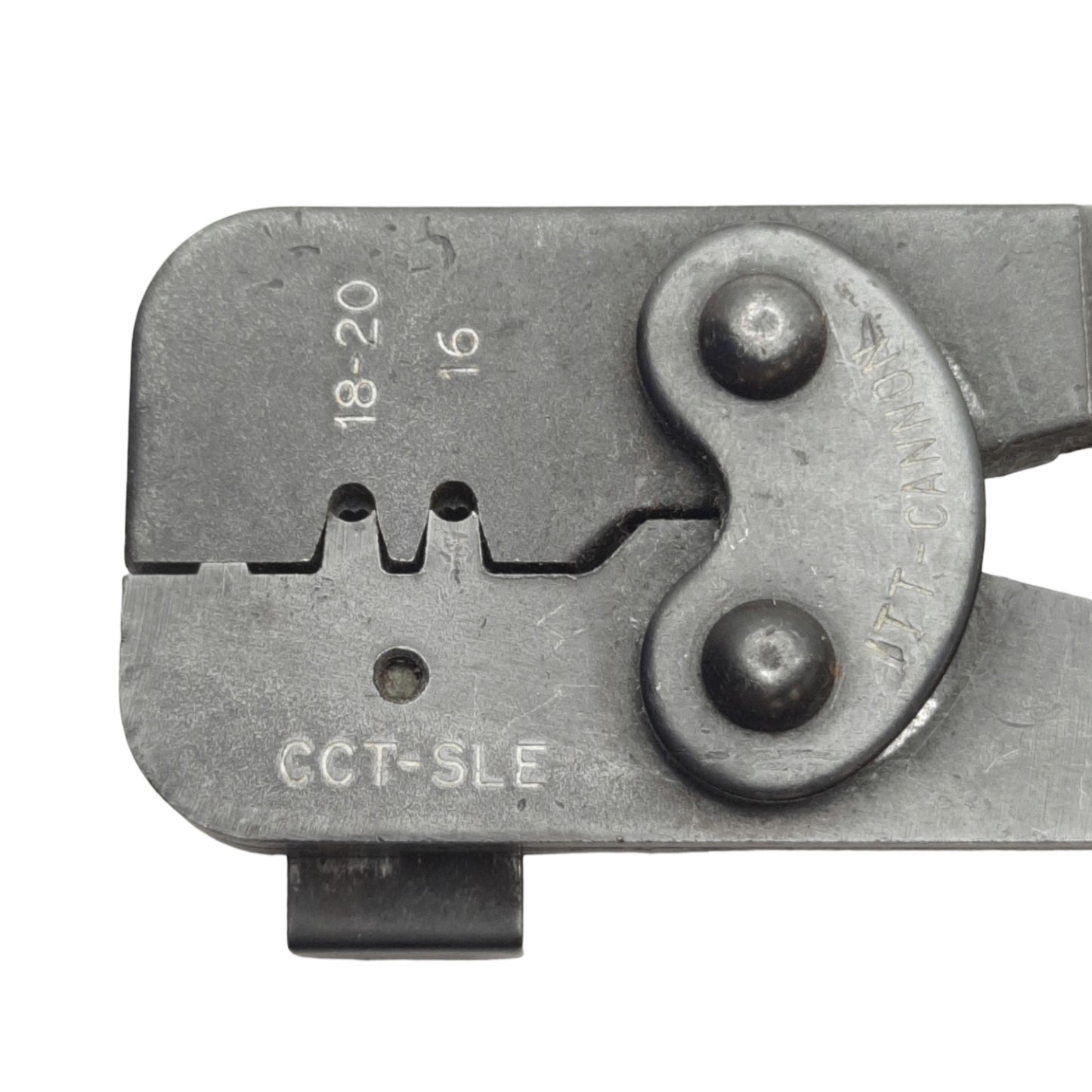 Used ITT Cannon CCT-SLE Pin And Socket Hand Crimp Tool, For 16-18-20AWG