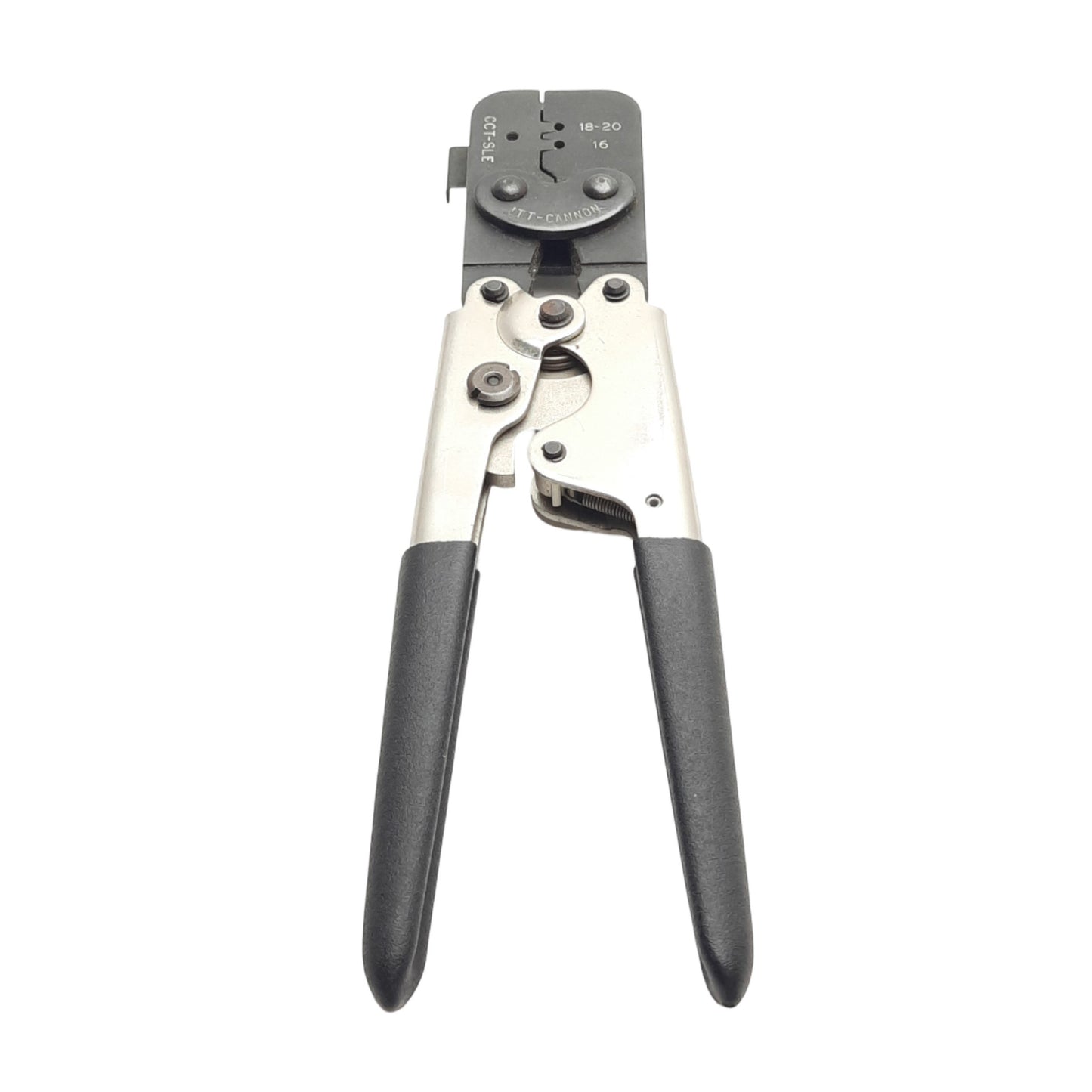 Used ITT Cannon CCT-SLE Pin And Socket Hand Crimp Tool, For 16-18-20AWG
