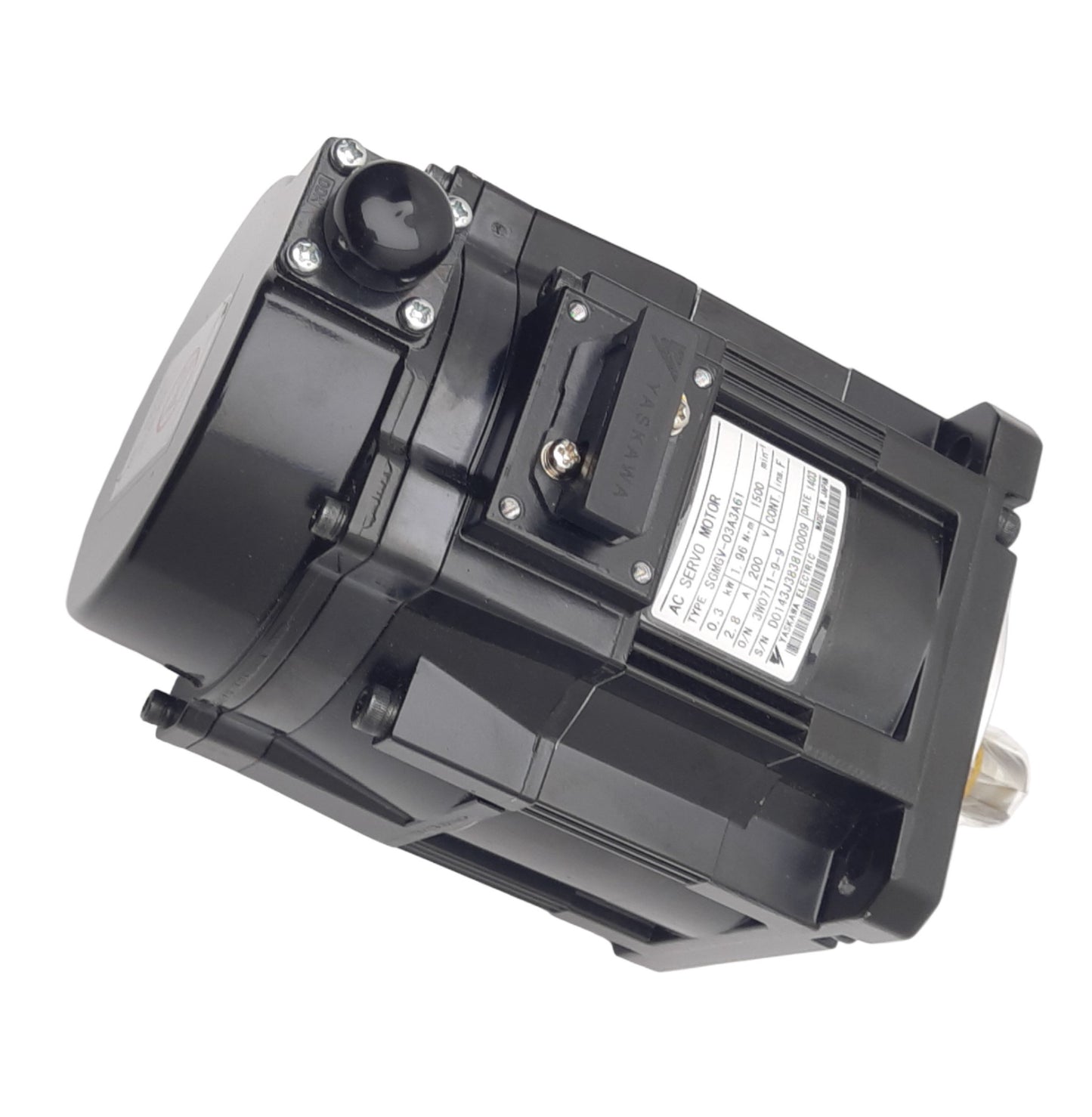 New Yaskawa SGMGV-03A3A61 Sigma 5 Servo Motor, 0.3kW, 1.96Nm, 1500rpm, 200VAC 2.8A