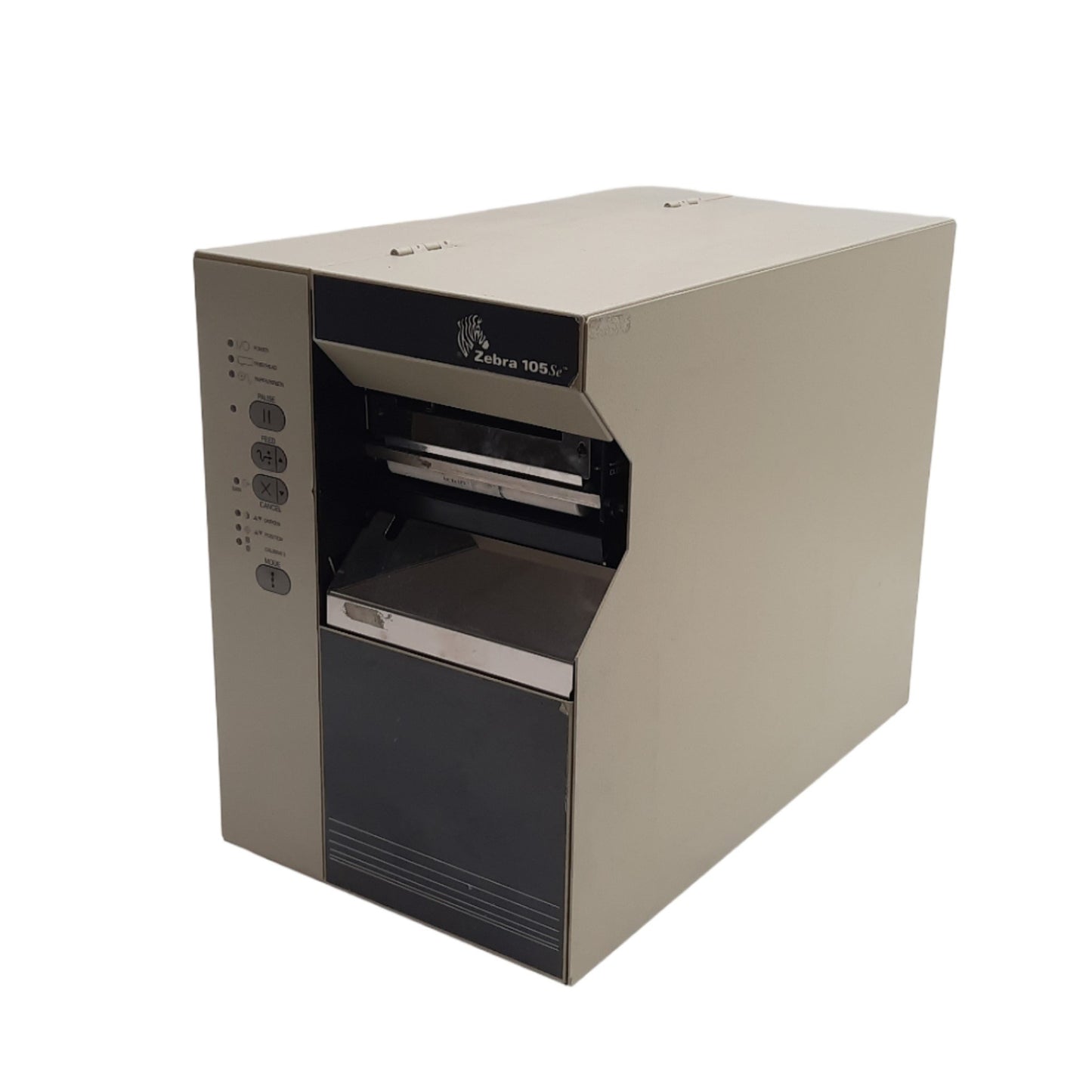 Used Zebra 105Se Thermal Transfer Demand Printer, 4.09in x 15in Label, *No Printhead*