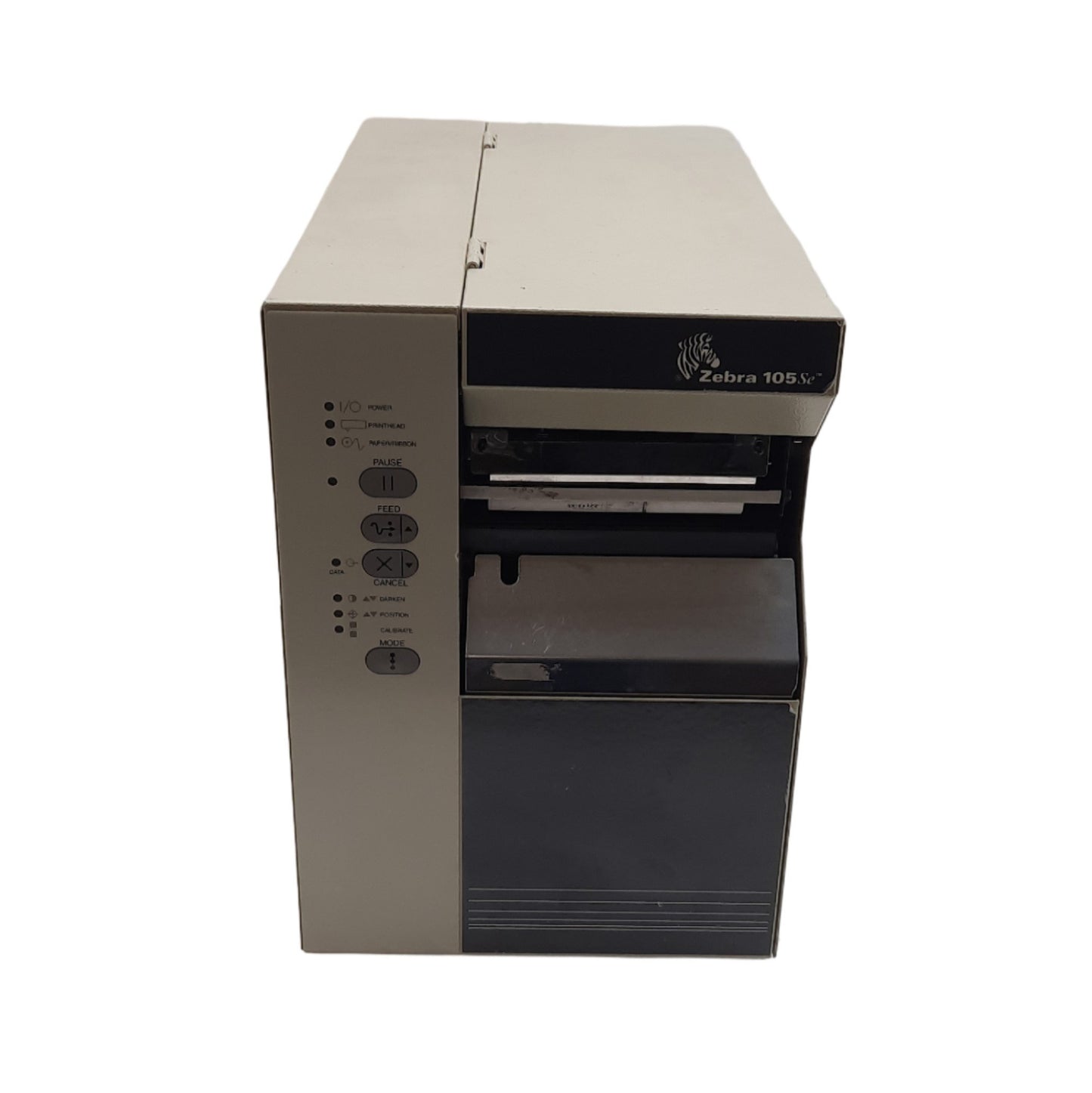 Used Zebra 105Se Thermal Transfer Demand Printer, 4.09in x 15in Label, *No Printhead*