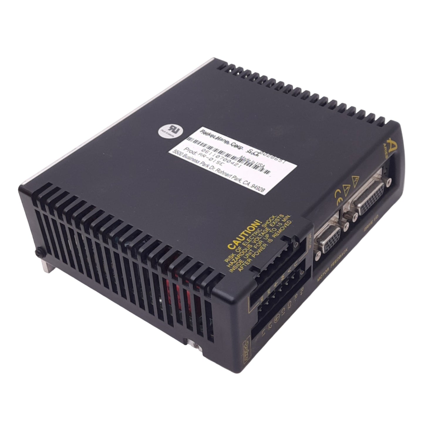 Used Parker AR-01SE Aries Single Axis Servo Drive, 170/340VDC 1A, RS-232, 120/240VAC