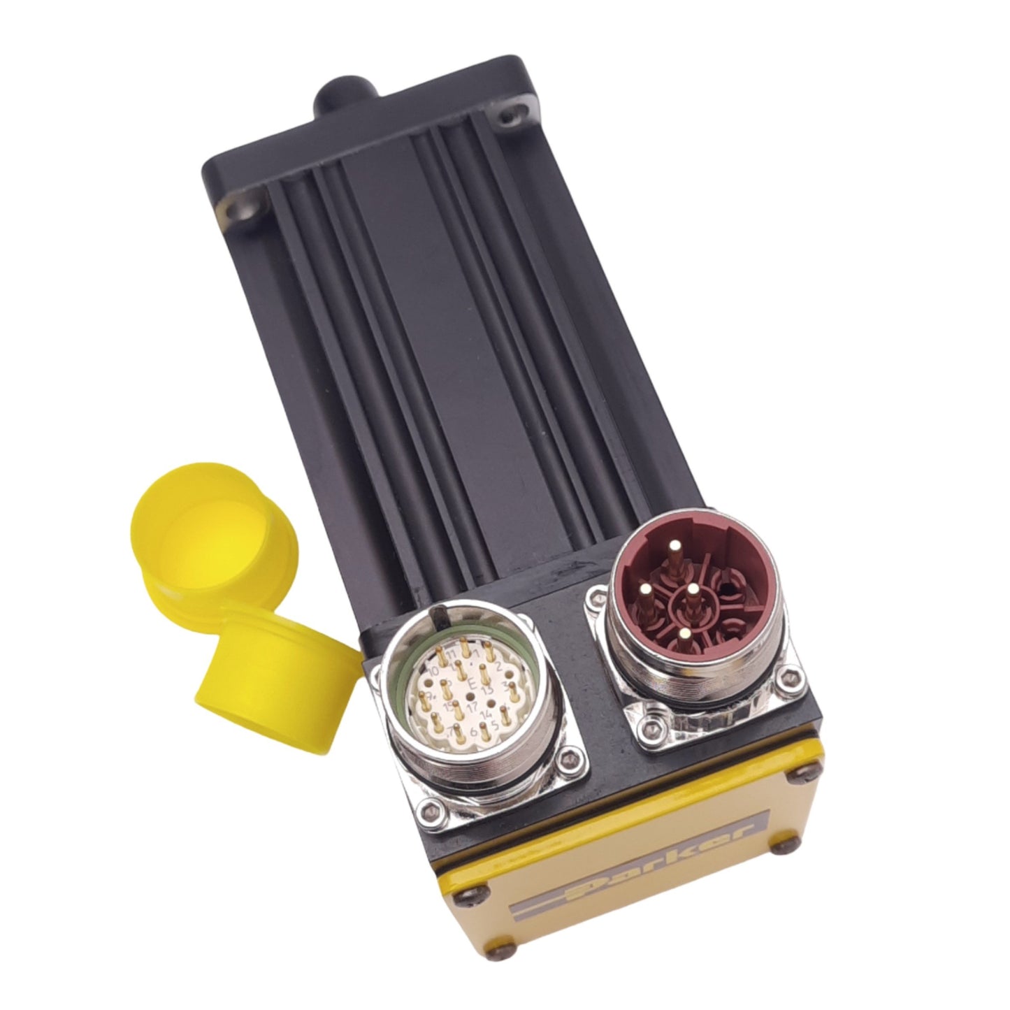 New Parker SM232AE-KPSN Brushless Servo Motor, NEMA 23, 340VAC, 92oz-in, 7500rpm Max