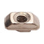 Used Lot of 50 80/20 14164 Standard Drop-In T-Nut, Zinc Finish, 10/25 Series, M4x0.7