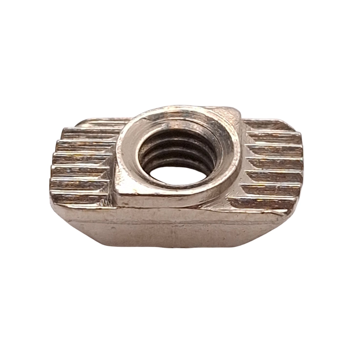 Used Lot of 50 80/20 14164 Standard Drop-In T-Nut, Zinc Finish, 10/25 Series, M4x0.7
