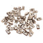 Used Lot of 50 80/20 14164 Standard Drop-In T-Nut, Zinc Finish, 10/25 Series, M4x0.7