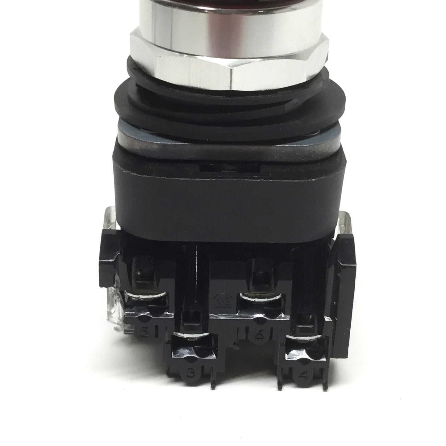 New – Open box Allen Bradley 800TC-FXQH2RA1 LED Illuminated Emergency E-Stop, Push/Pull 12-130V