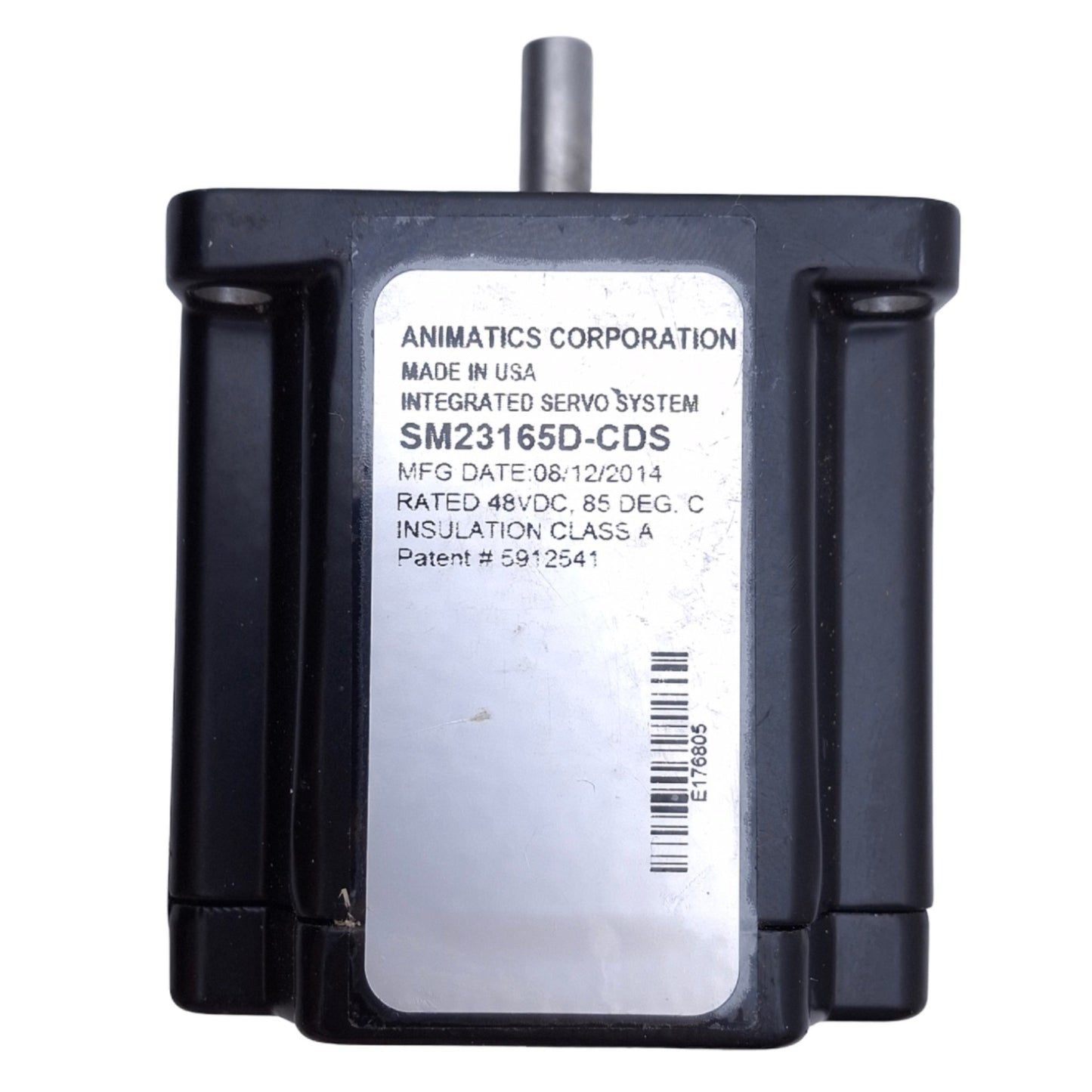 Used Moog Animatics SM23165D-CDS Class D-Style SmartMotor 48VDC, ø0.25in Shaft