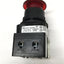 New – Open box Allen Bradley 800H-FRXTQH2RA1 LED Illuminated Emergency E-Stop Switch 12-130V