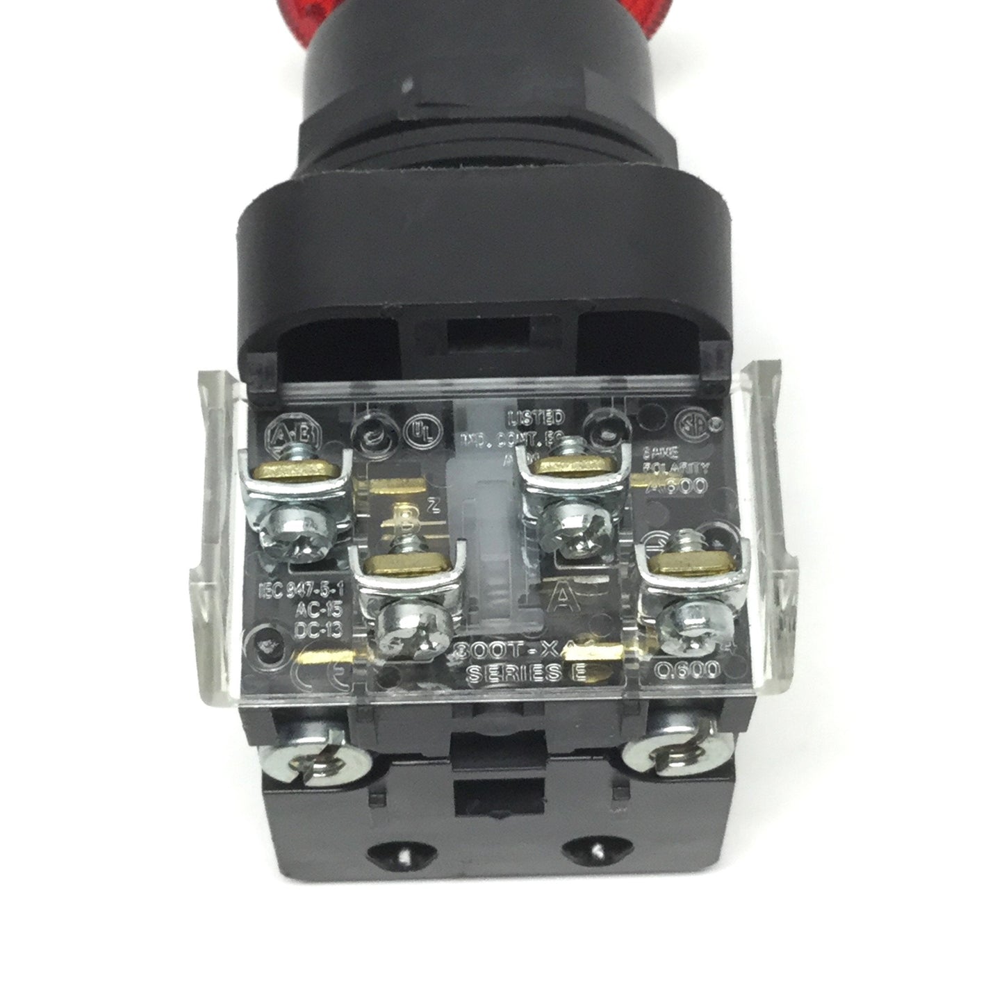 New – Open box Allen Bradley 800H-FRXTQH2RA1 LED Illuminated Emergency E-Stop Switch 12-130V