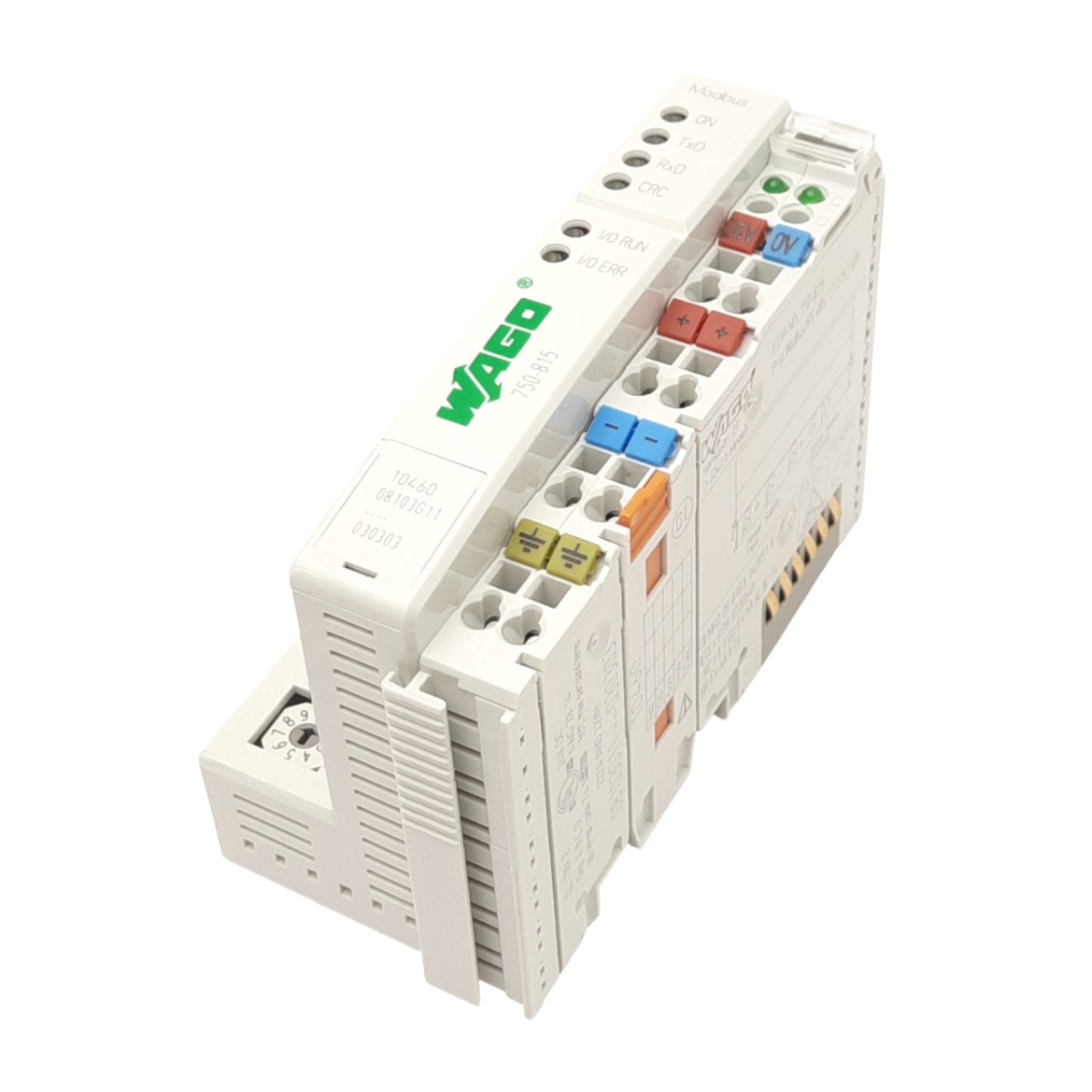 New Wago 750-815 Programmable Controller Modbus, 16-bit, RS485, 115.2kBd, 24VDC