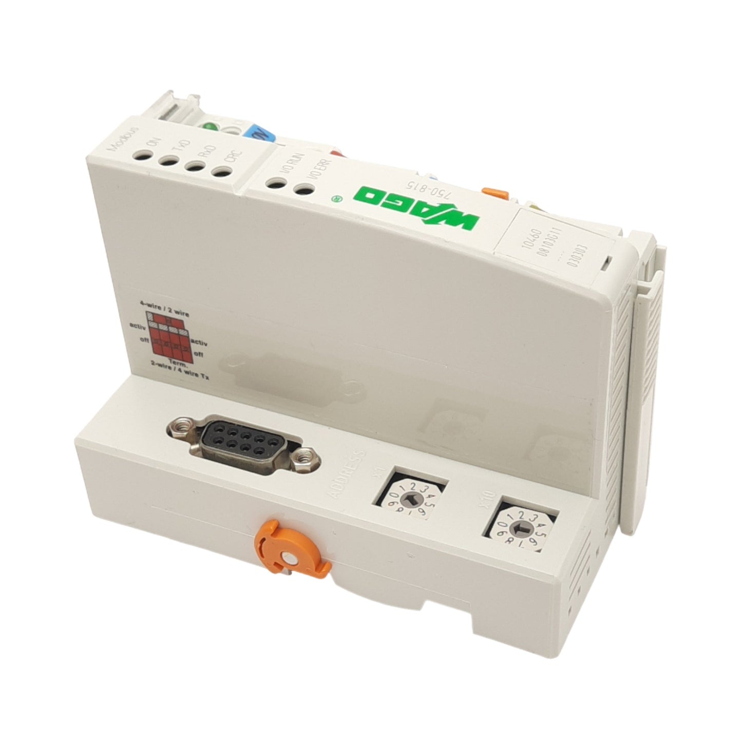 New Wago 750-815 Programmable Controller Modbus, 16-bit, RS485, 115.2kBd, 24VDC