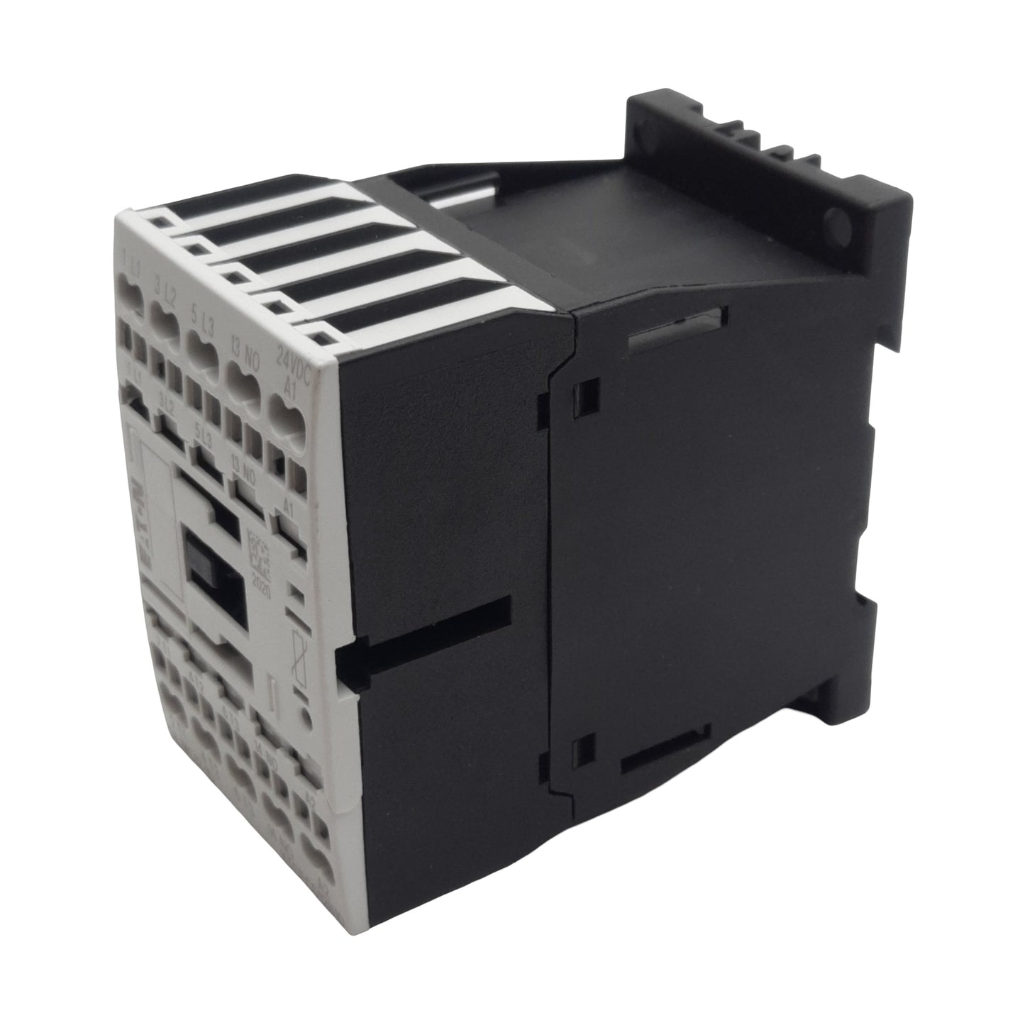 New – Open box Eaton XTCEC012B10TD Conatctor 3-Pole 1NO 20A 600VAC, 24VDC Coil *Cracked Casing*