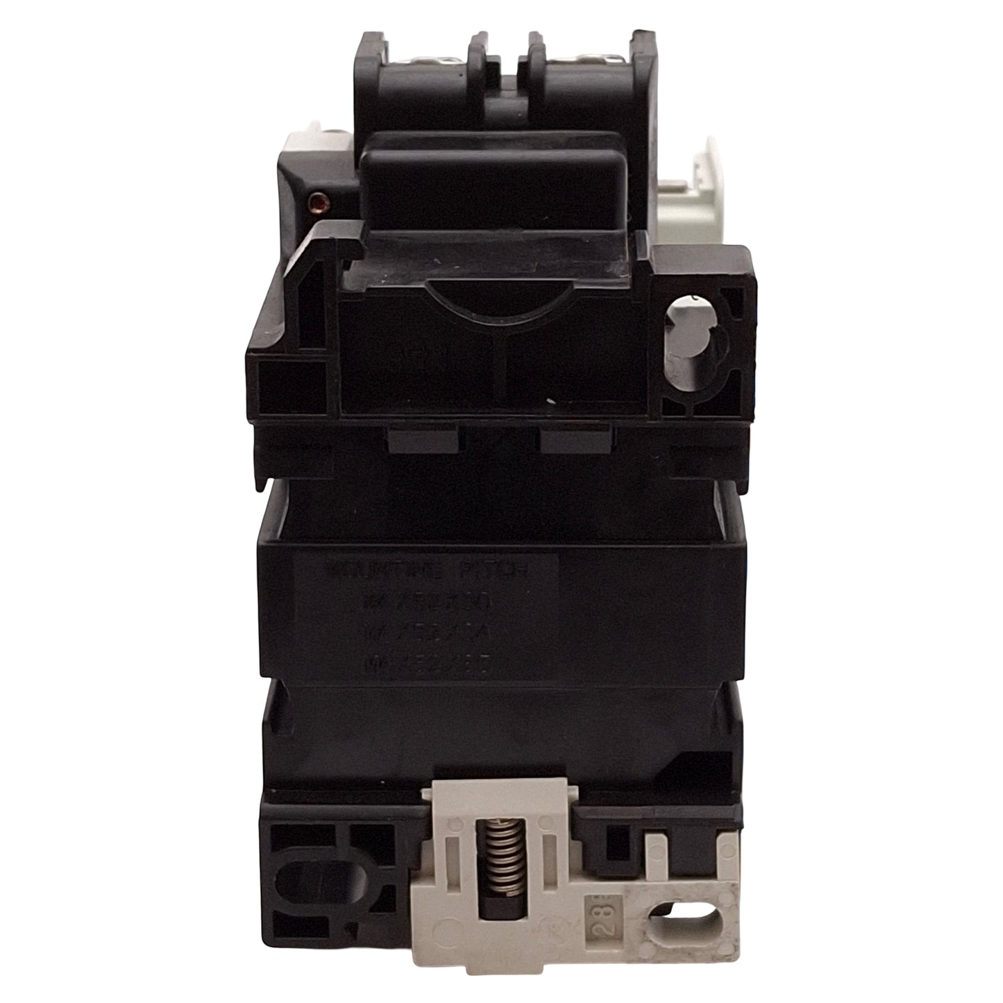 Used Mitsubishi S-N10 Contactor, 3P + 1NC Aux, 20A, 5HP @ 3Ø 600VAC, 100-110VAC Coil