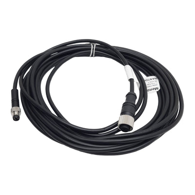 New Mencom NANTDC-4MFP-5M Cordset, 4-Pin M12 Female to 4-Pin M8 Male 60VAC/DC 4A, 5m