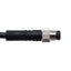 Used Lot of 2 Mencom NAN-T-4MP-5M Cordset, 4-Pin M8 Male to Leads, 60VAC/VDC 3A, 5m