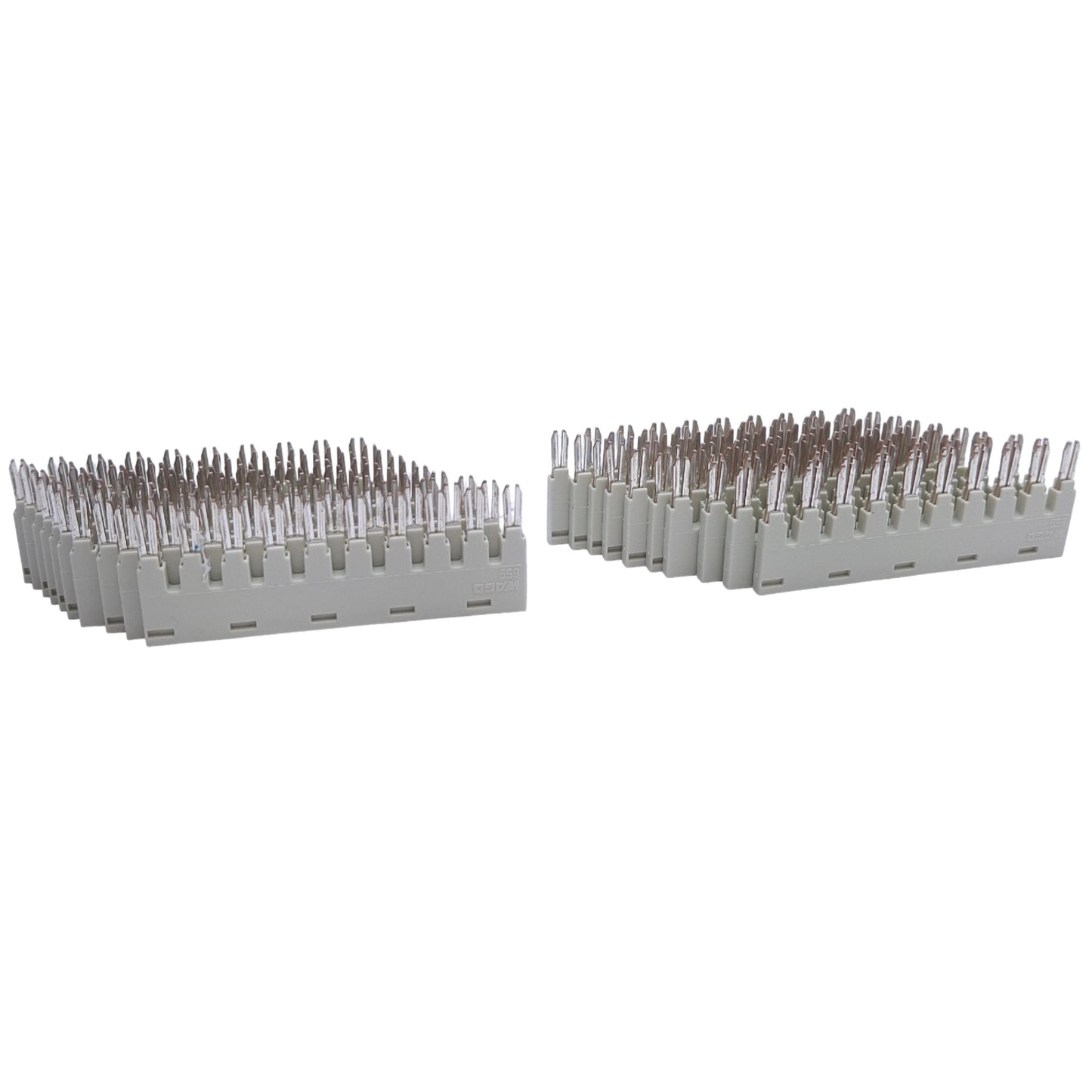 New – Open box Lot of 20 Wago 859-410 Push-In Type 10-Way Insulated Jumper Bar, Light-Gray, 18A