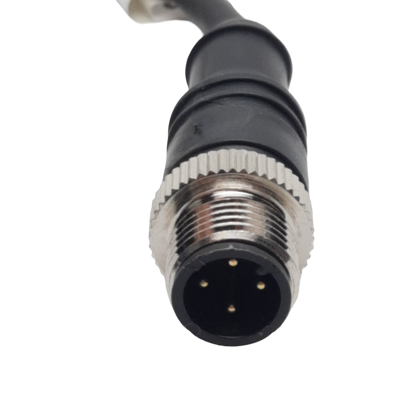 New Mencom MDNT-4MFP-5M Cordset, 4-Pin M12 Male to 4-Pin M8 Female, 60VAC/DC 3A, 5m