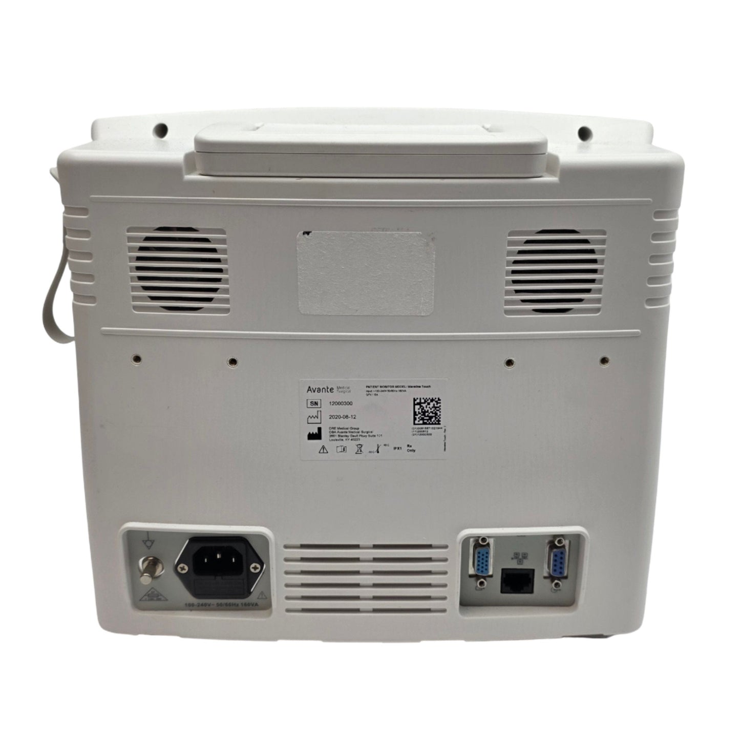 Used Avante DRE Waveline Touch Patient Monitor 12.1" Screen, 8-Channel, 100-240VAC