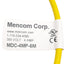New Mencom MDC-4MP-5M Cordset, 4-Pin M12 Male to Flying Leads, 300VAC/VDC 4A, 5m