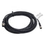 Used Mencom MDNT-3MFP-5M Cordset, 3-Pin M12 Male to 3-Pin M8 Female, 60VAC/VDC 3A, 5m