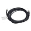Used Mencom MDNT-3MFP-5M Cordset, 3-Pin M12 Male to 3-Pin M8 Female, 60VAC/VDC 3A, 5m