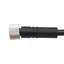 Used Mencom MDNT-3MFP-5M Cordset, 3-Pin M12 Male to 3-Pin M8 Female, 60VAC/VDC 3A, 5m