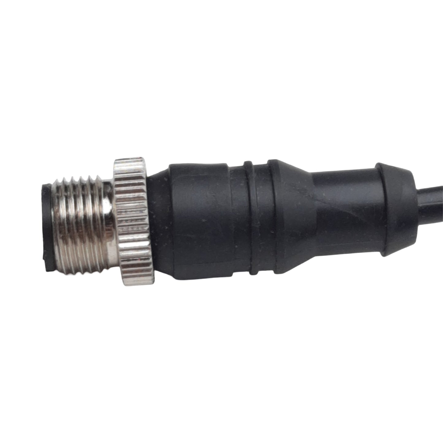 Used Mencom MDNT-3MFP-5M Cordset, 3-Pin M12 Male to 3-Pin M8 Female, 60VAC/VDC 3A, 5m