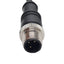 Used Mencom MDNT-3MFP-5M Cordset, 3-Pin M12 Male to 3-Pin M8 Female, 60VAC/VDC 3A, 5m