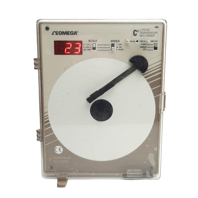 New – Open box Omega Engineering CT87HC Temperature Chart Recorder, ø6in Chart, Type J, 12VDC