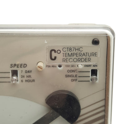 New – Open box Omega Engineering CT87HC Temperature Chart Recorder, ø6in Chart, Type J, 12VDC