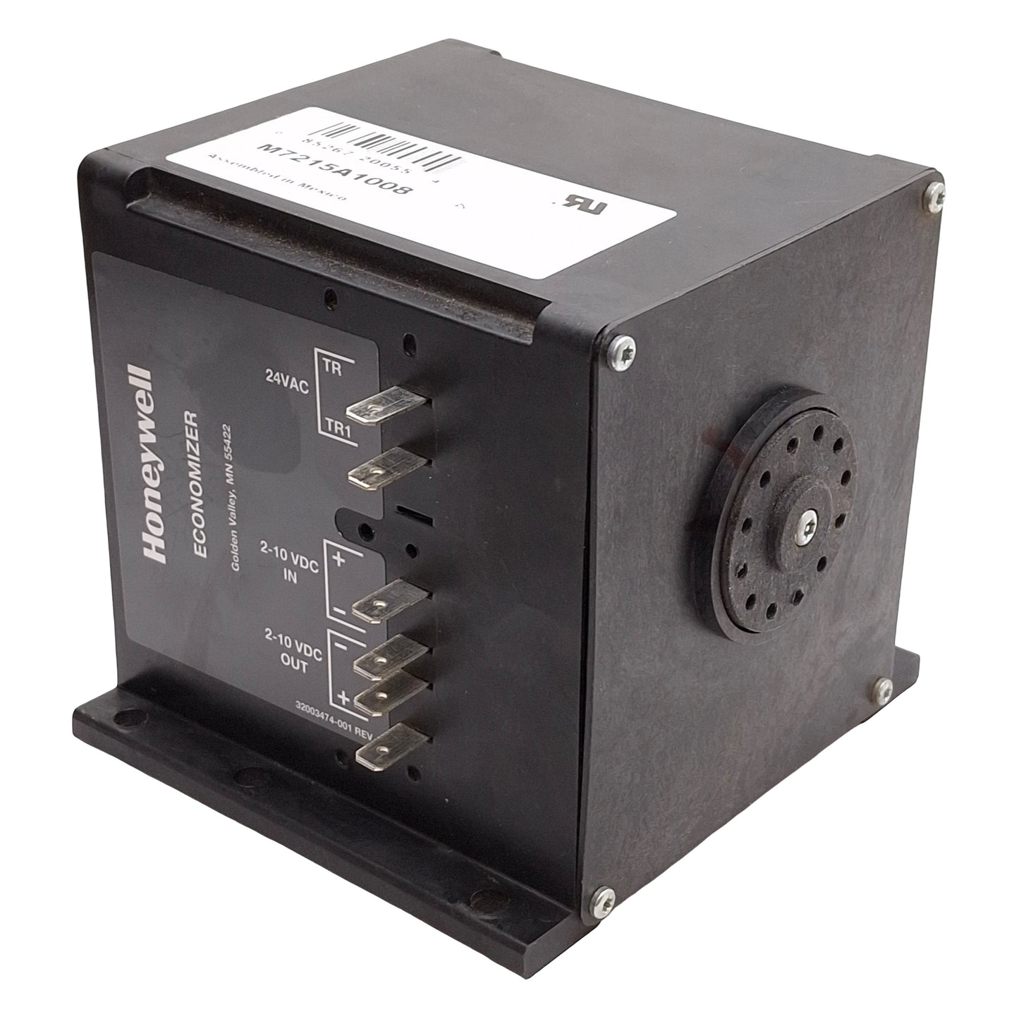 New – Open box Honeywell M7215A1008 Spring Return Damper Actuator, 90° Stroke, 25lb-in, 24VDC