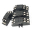 Used Lot of 4 Custom Connector GR108-PC Relay Sockets, 8-Pin Blade, 300V 10A Max
