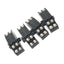 Used Lot of 4 Custom Connector GR108-PC Relay Sockets, 8-Pin Blade, 300V 10A Max