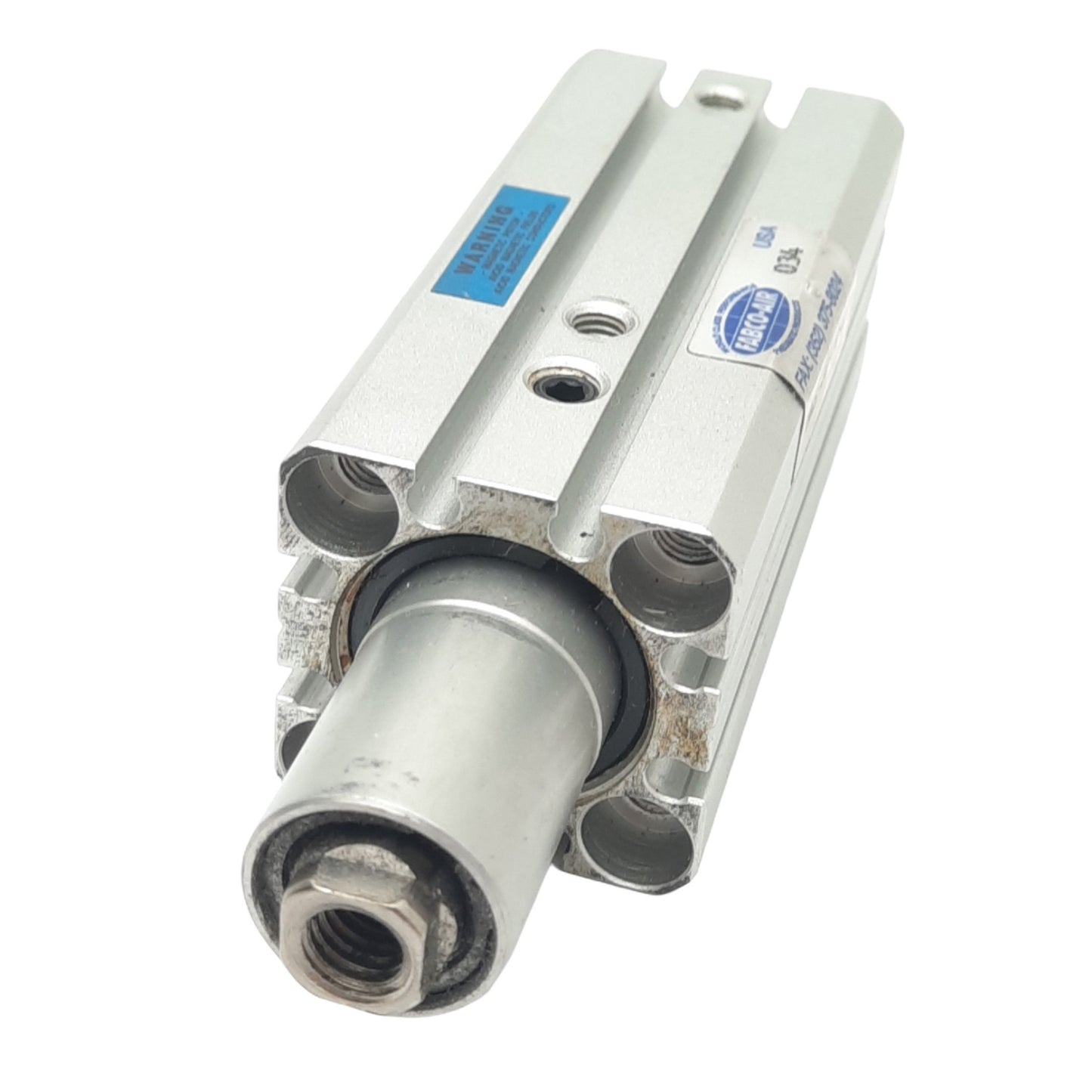 Used Fabco-Air FKS-20-20-R Pneumatic Cylinder, ø20mm Bore, 30mm Stroke, 90° Turn