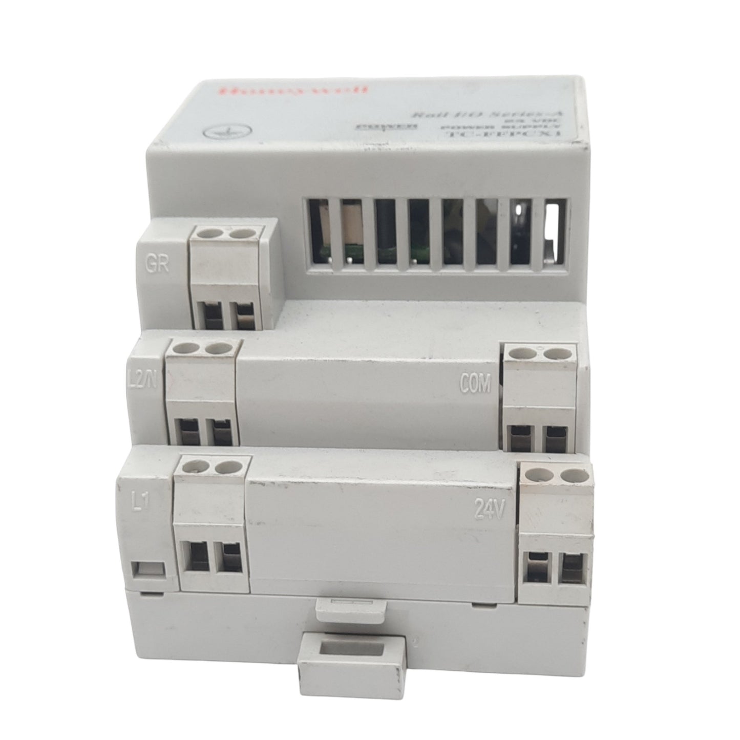 Used Honeywell TC-FFPCX1 Power Supply, 120/230VAC In, 24VDC 1.3A Out, DIN Rail