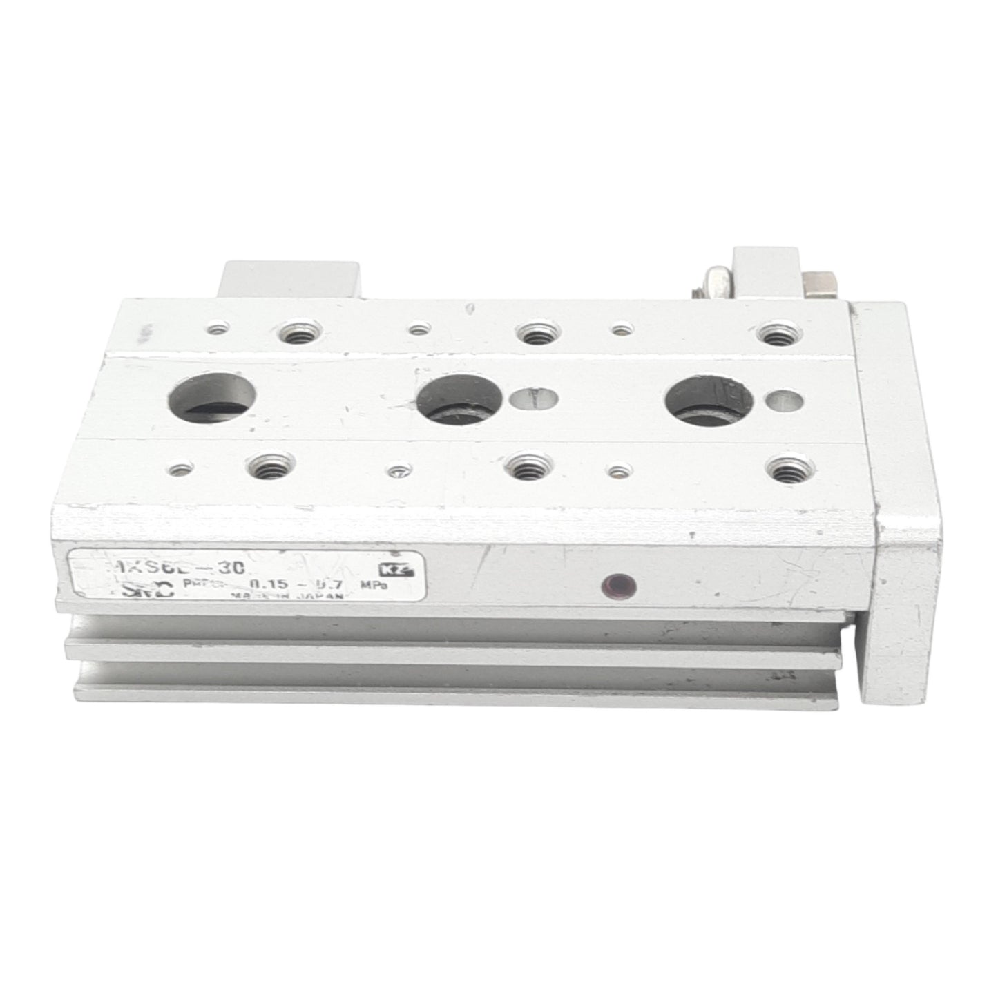 Used SMC MXS6L-30 Pneumatic Slide Table, ø6mm Bore, 30mm Stroke, M3, 0.7 MPa