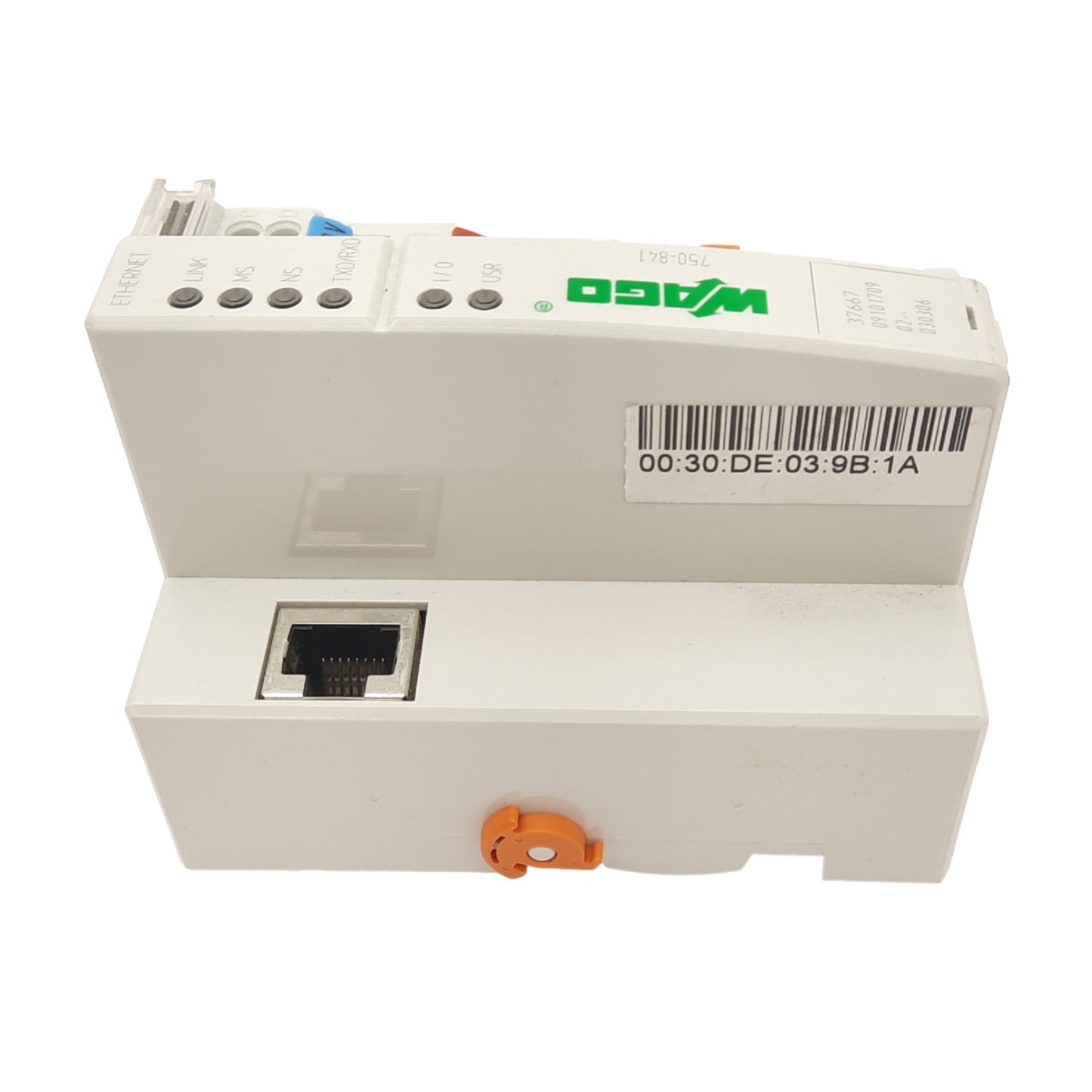 Used Wago 750-841 Programmable Fieldbus Controller, RJ-45, Ethernet 10/100Mbit, 24VDC