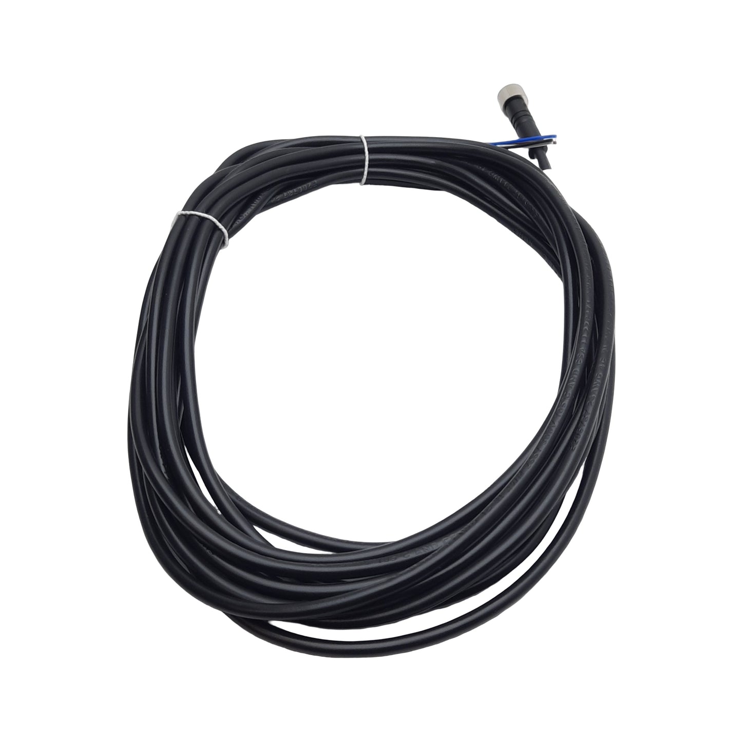 New Lot of 2 Mencom NAN-T-4FP-5M Cordset, 4-Pin M8 Female to Leads, 60VAC/VDC 3A, 5m