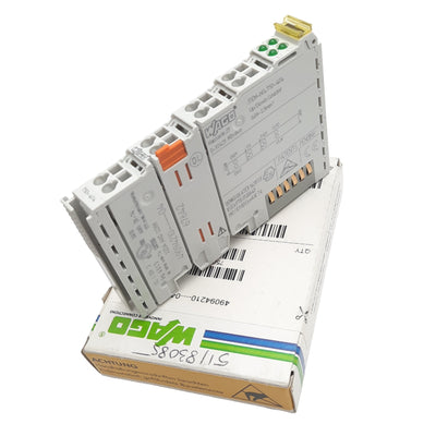 New Wago 750-404 Frequency Counter Module, 32-bit Counter Depth, 24VDC, DIN Rail