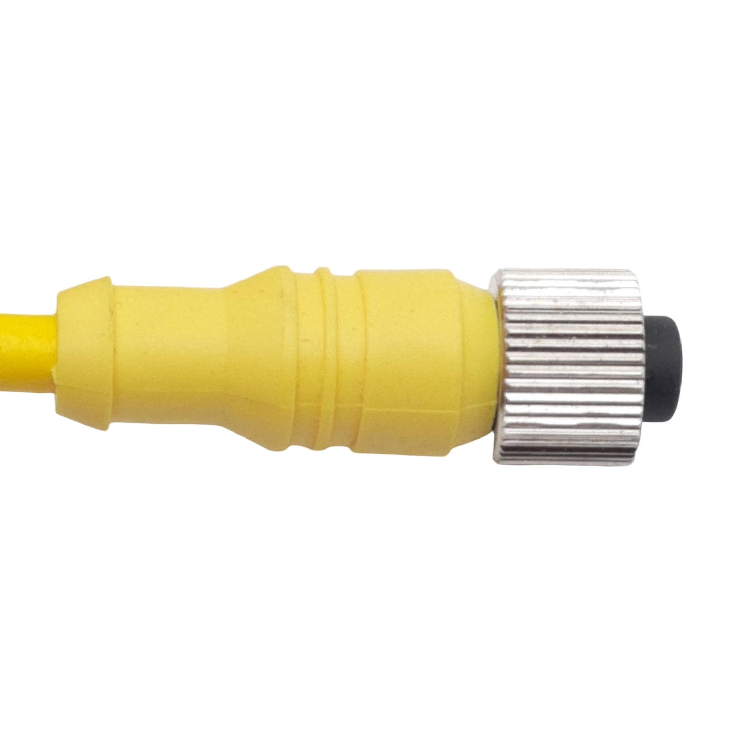 Used Mencom MDC-4MFP-5M Cordset, 4-Pin M12 Male to Female 300VAC/VDC 4A, 5m